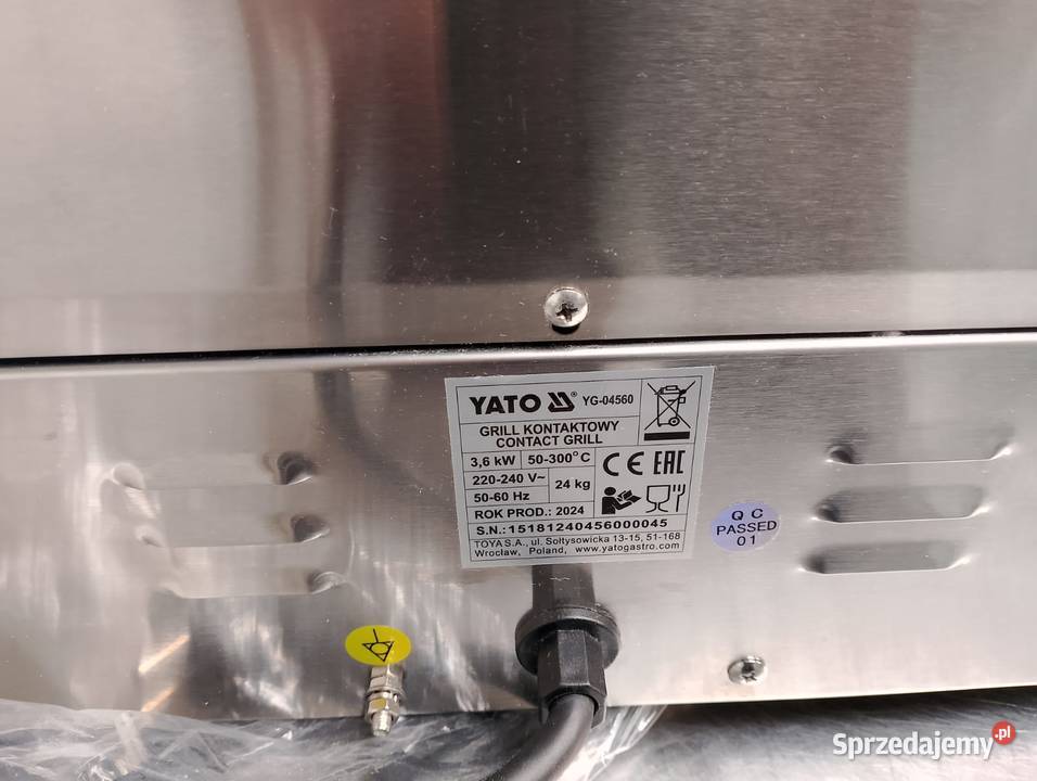 KONTAKT GRILL PODWÓJNY RYFLOWANY 58 YG04560 Wrocław