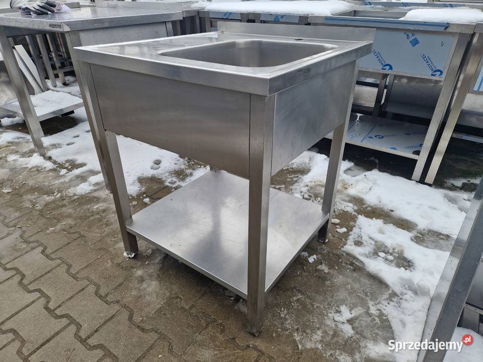 Zlew Gastronomiczny 1 Komorowy Z Półką 707085 Gastronomia wielkopolskie Ostrów Wielkopolski sprzedam