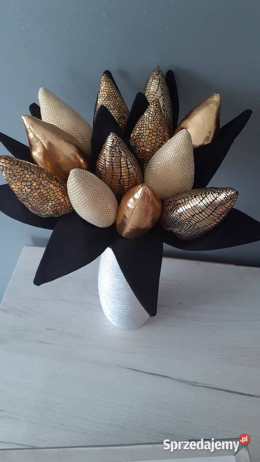 Tulipany glamour błyszczące z materiału prezent opolskie Opole sprzedam