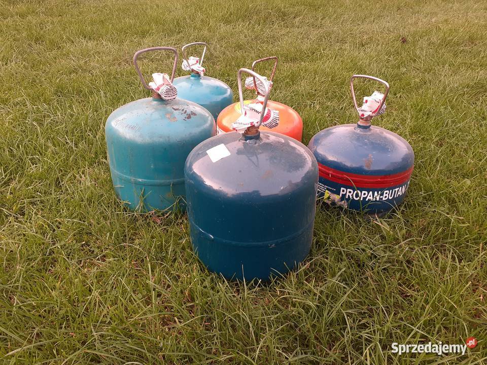 Butla gazowa 2 PEŁNA z aktualną legalizacją DUŻY Ogrzewanie pomorskie Somonino