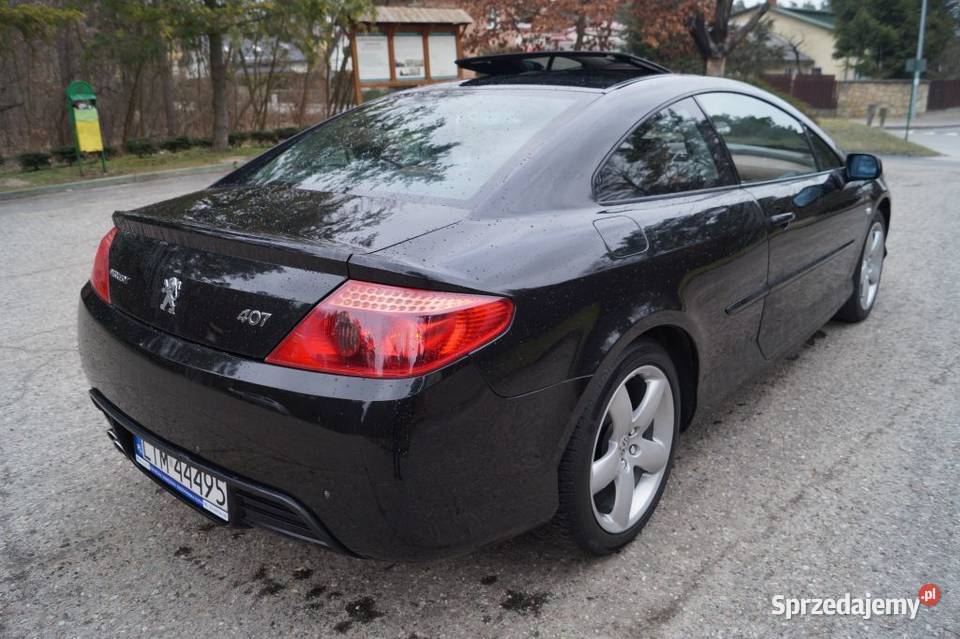 Peugeot 407 Coupe 27V6 HDI 204 SalonPL Full lakier metallic 407 Warszawa