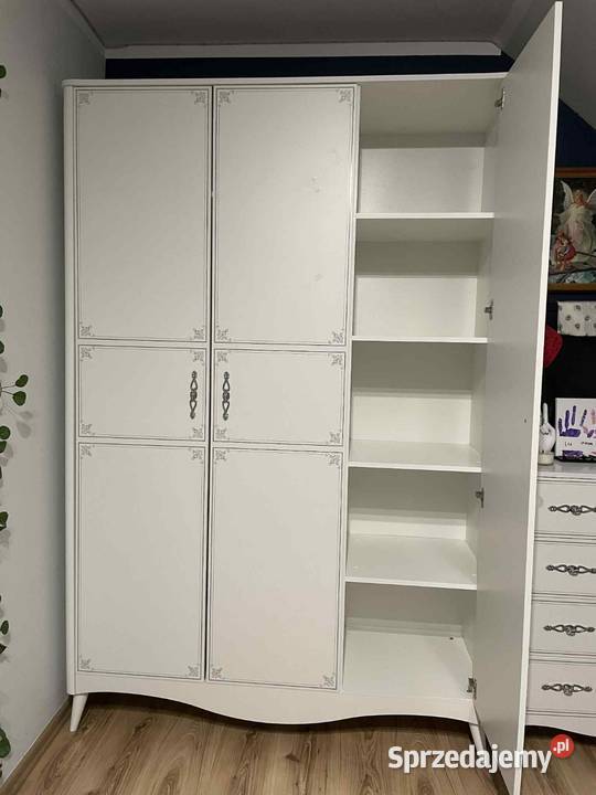 Meble młodzieżowe łóżko szafa komoda Agata śląskie