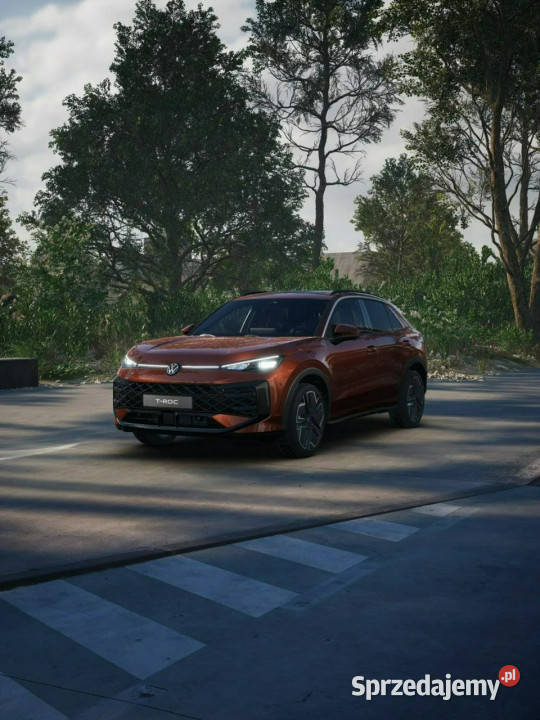 Volkswagen TRoc Wersja RLine 15 eTSI 150 DSG czujnik deszczu Łódź