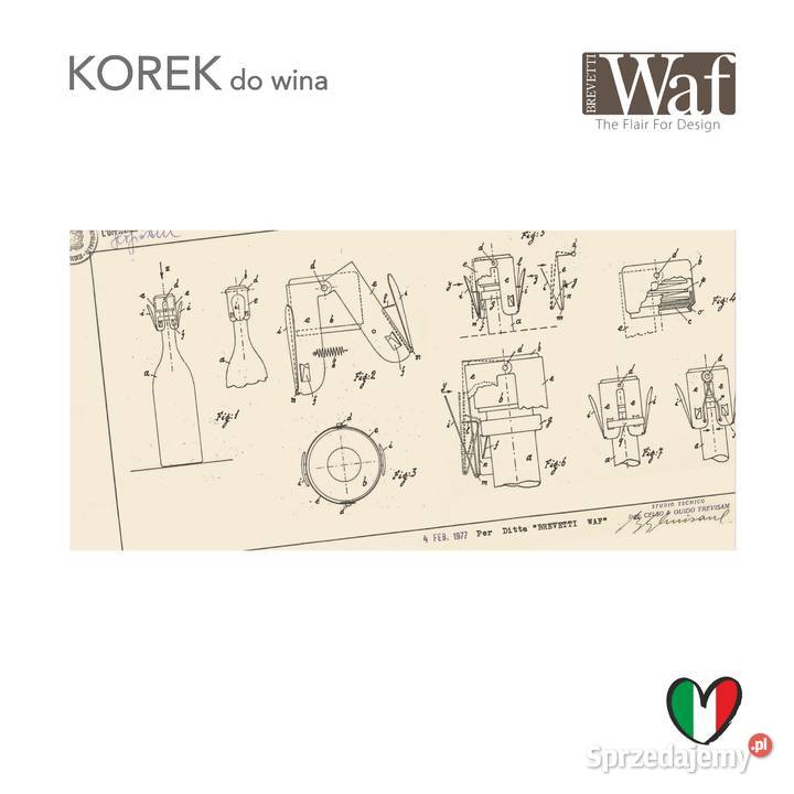 Korkociąg WAF Barrique oryginalny włoski Bolesławiec