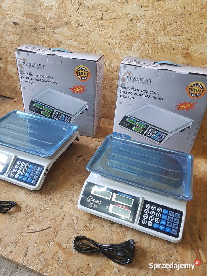 Waga sklepowa z udźwigiem do 40 sunlight 2 g Głogowa