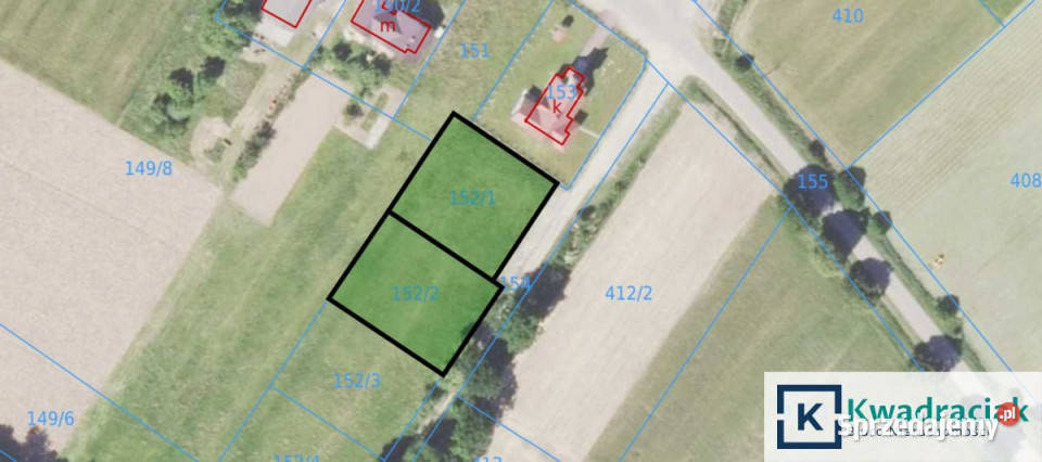 Grunt 1170m2 Huta Poręby podkarpackie