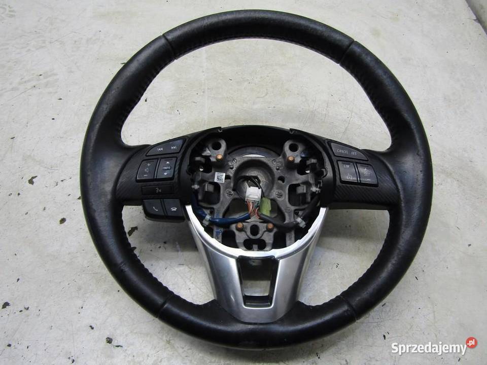 KIEROWNICA SKÓRA MULTIFUNKCJA SKÓRZANA MAZDA CX3