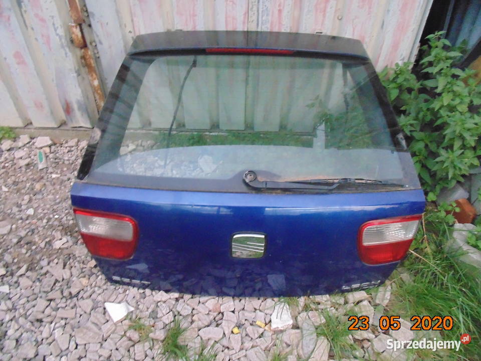 Klapa tylna tył Seat Leon I 9805 granatowa szyba Kraków
