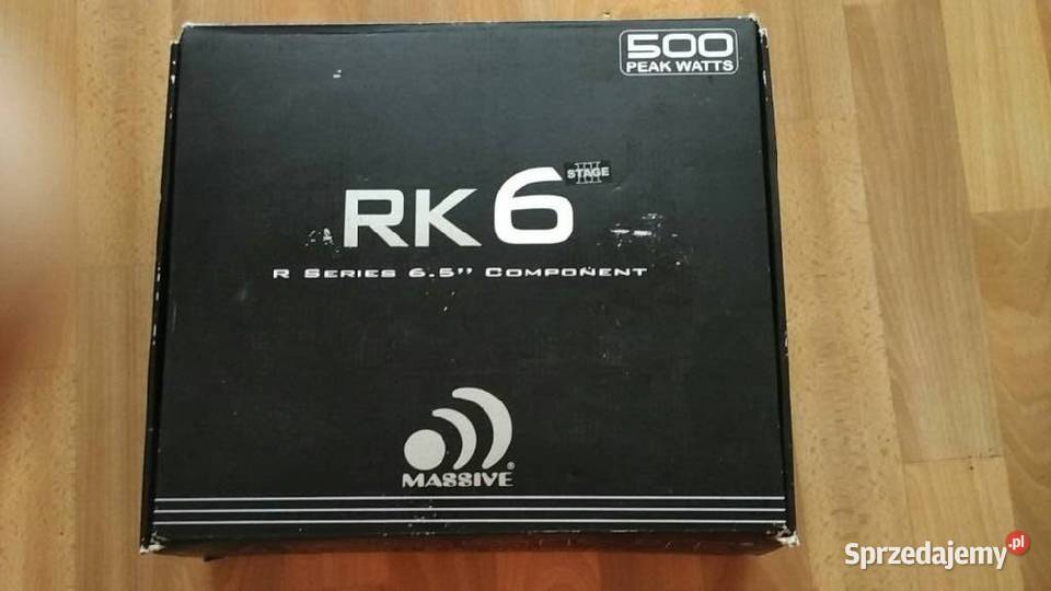Massive RK6 Stage II glośniki Nowe