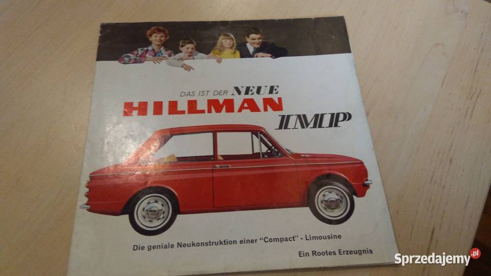 Hillman Imp - prospekt