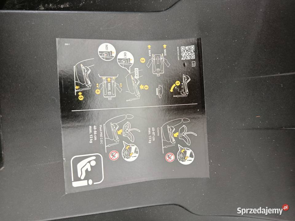 Fotelik samochodowy COSMO Avionaut z bazą Biłgoraj