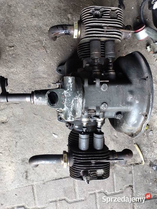 Silnik BMW boxer 1940 r antyk motocykl dolnośląskie Strzelin