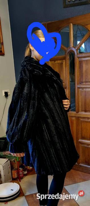 Piękne futro płaszcz sztuczne nowe NORA moda Warszawa