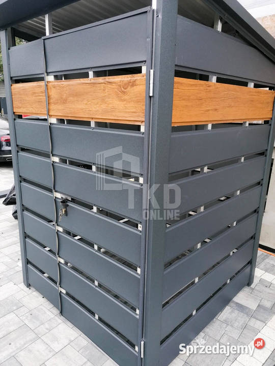 Wiata śmietnikowa 15x15m Schowek ogrodowy na Turek