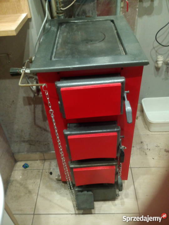 piecokuchnia białek 8kw z osprzętem 1 sezonie Dom i Ogród sprzedam