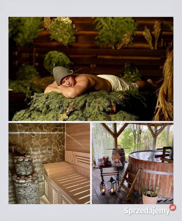 Gorąca sauna ciepła Ukrainska Łaznia sala 200m2 Toporzysko