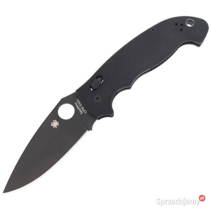 Nóż składany Spyderco Manix 2 XL Black G10 Black Akcesoria, narzędzia i noże Warszawa
