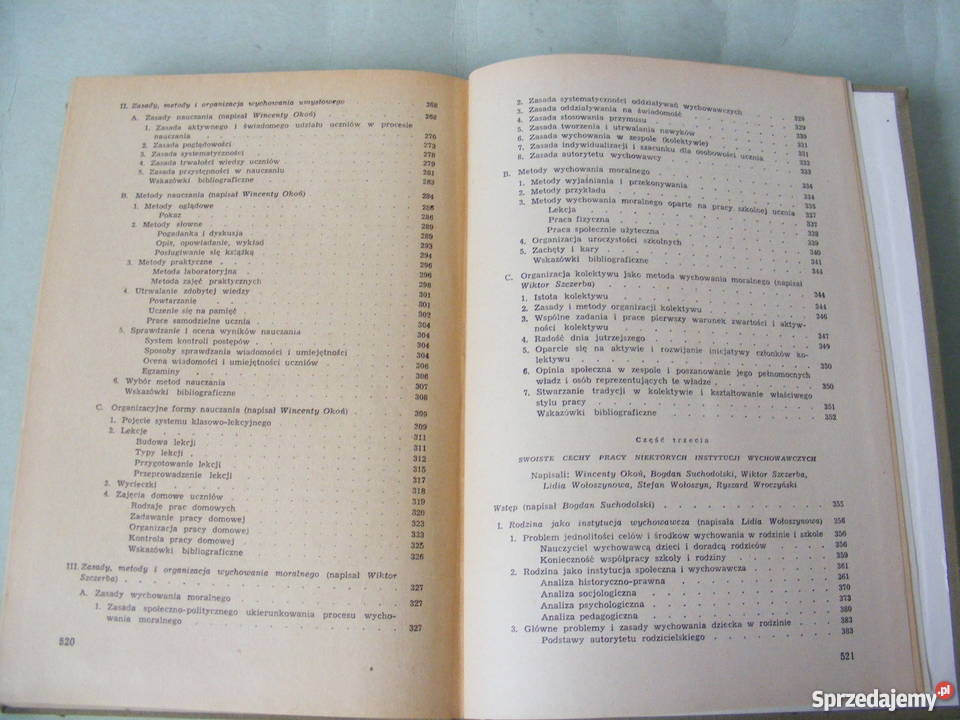 Zarys pedagogiki tom II System Suchodolski Oborniki Śląskie sprzedam