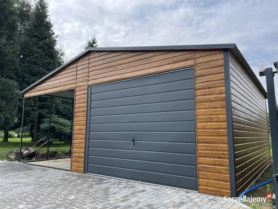 Garaż blaszany wiata Wzmocniony PROFILAMI Rzeszów
