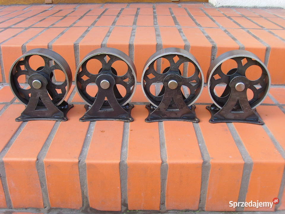 Kółka stalowe meblowe LOFT INDUSTRIAL RETRO