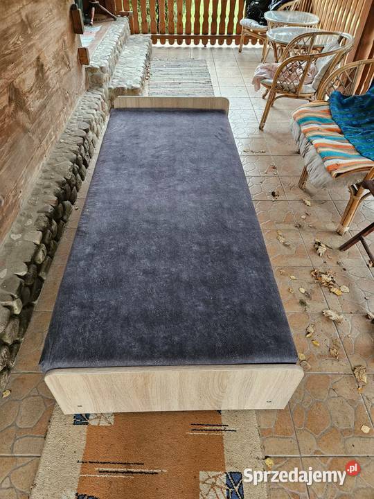 Tapczanik 1osobowy 200x85 szary stan