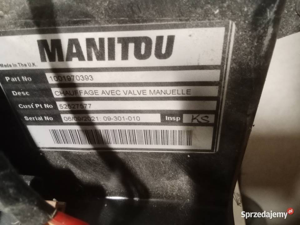 Nagrzewnica Manitou 52227577 Rudno