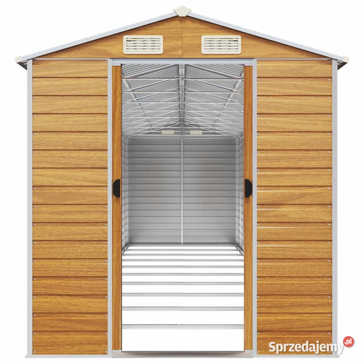 Szopa ogrodowa jasny brąz 191x895x198 stal Warszawa