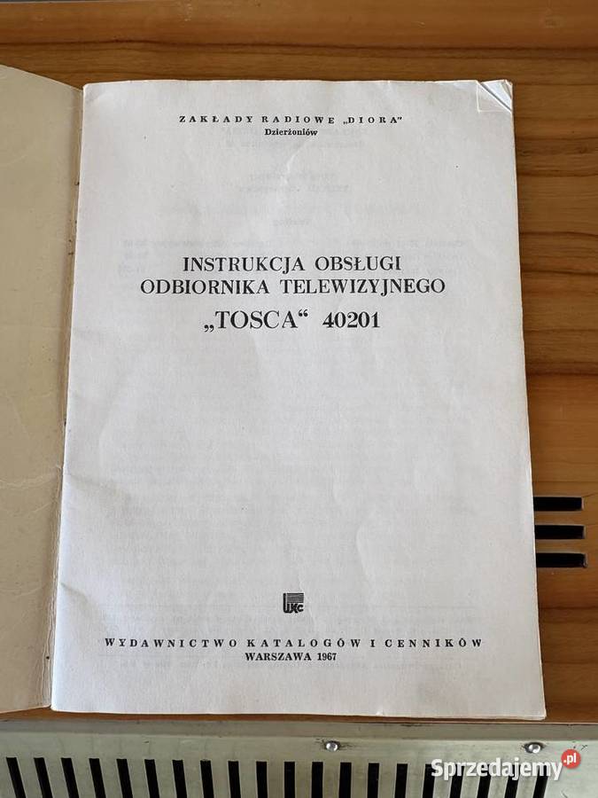 Telewizor lampowy DIORA TOSCA Bochnia