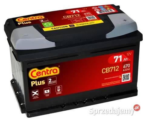 Akumulator Centra PLUS CB712 71Ah 670A Układ elektryczny, zapłon Przysucha