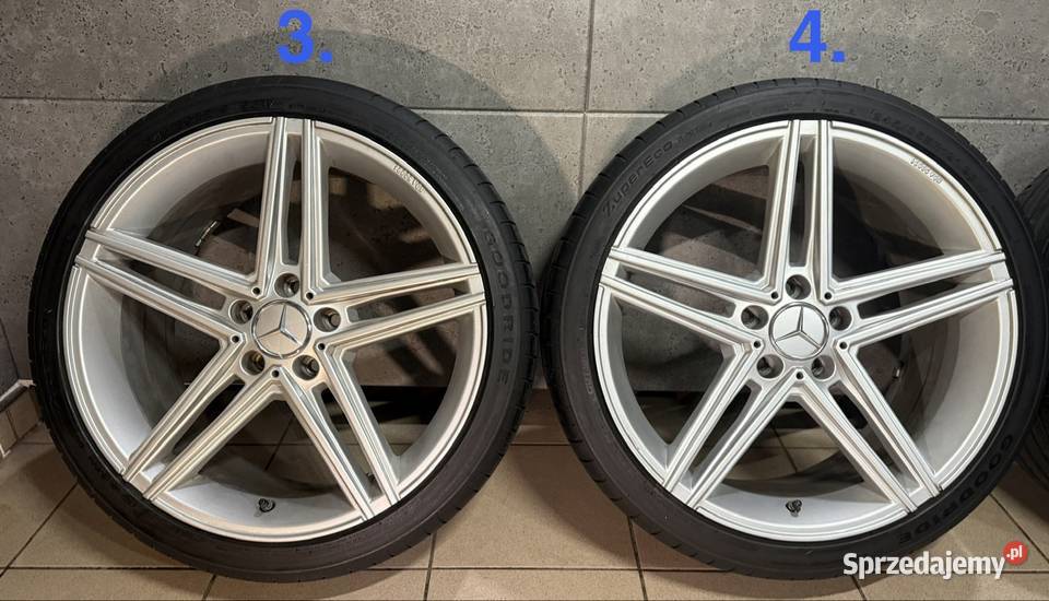 19 Mercedes w205 w206 w212 felgi koła komplet Lubasz