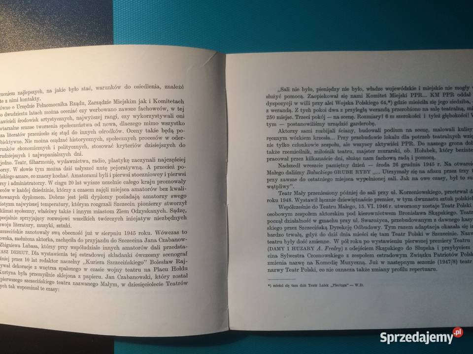 3485 Teatry Dramatyczne W Szczecinie 1945 1965 Szczecin
