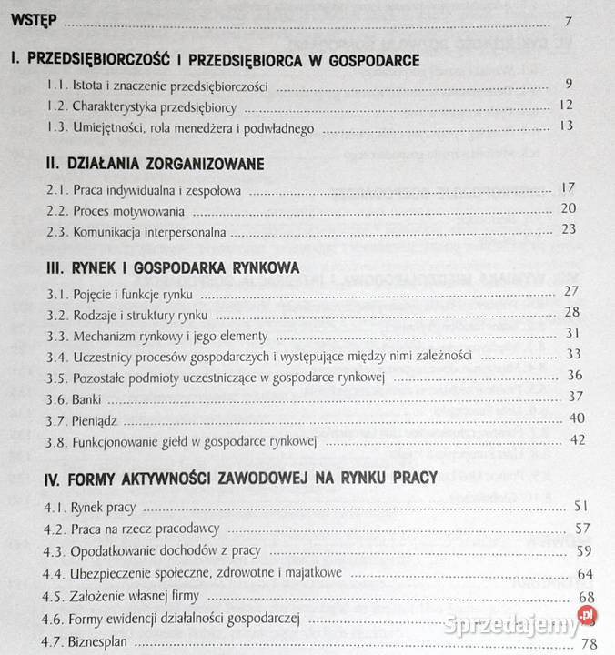 Przedsiębiorczość Podręcznik Zakres podst Chełm sprzedam