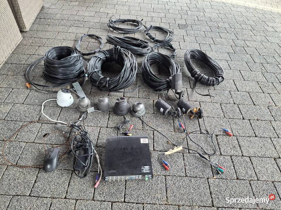 Monitoring 8 kamer caly zestaw łódzkie