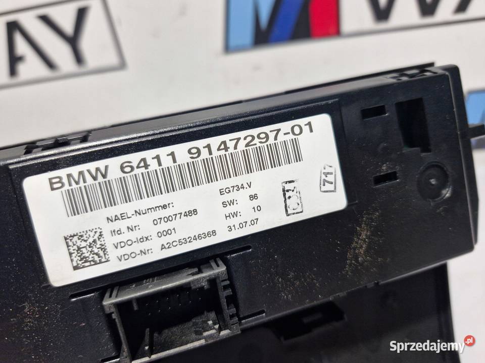 BMW E87 E90 E91 E92 E93 PANEL NAWIEWU Panele sterowania, przełączniki dolnośląskie