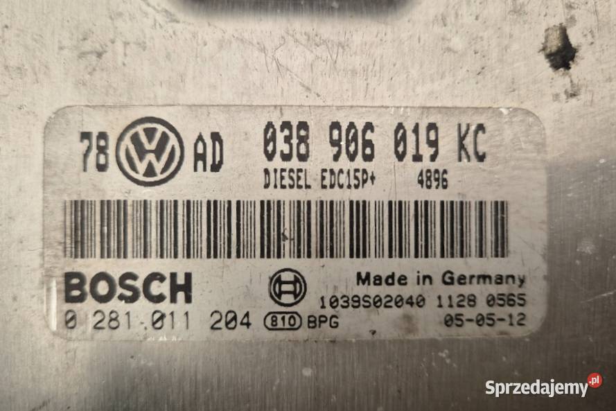 KOMPUTER STEROWNIK SILNIKA VW PASSAT B5 FL 19 Działoszyce