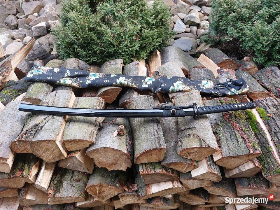 Profesjonalna katana miecz samurajski hartowany