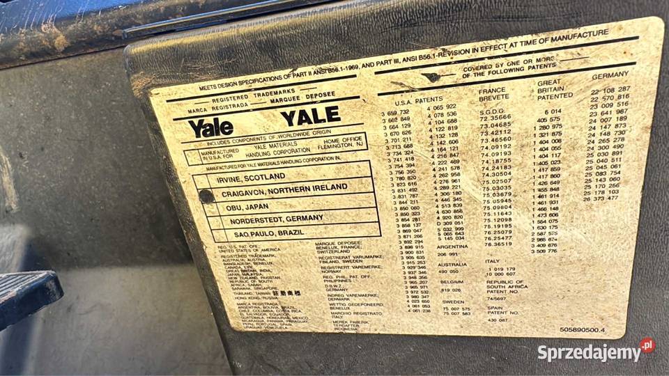 Wózek widłowy CAT GP25K 25 t gotowy do pracy Pozostałe łódzkie Podskarbice Szlacheckie