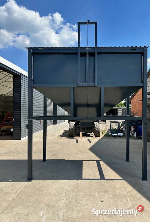 Kosz Zasypowy kosz przyjęciowy 29m3 GWARANCJA Magazynowanie łódzkie Niedrzew Pierwszy