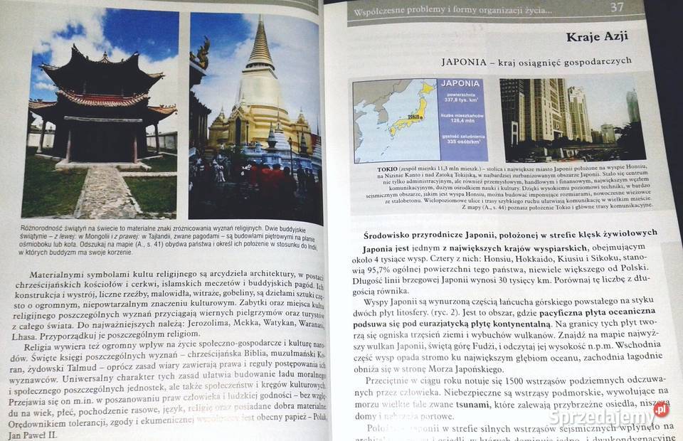 Geografia na naszym lądzie kl 2 gimnazjum Rok wydania 2001 Chełm