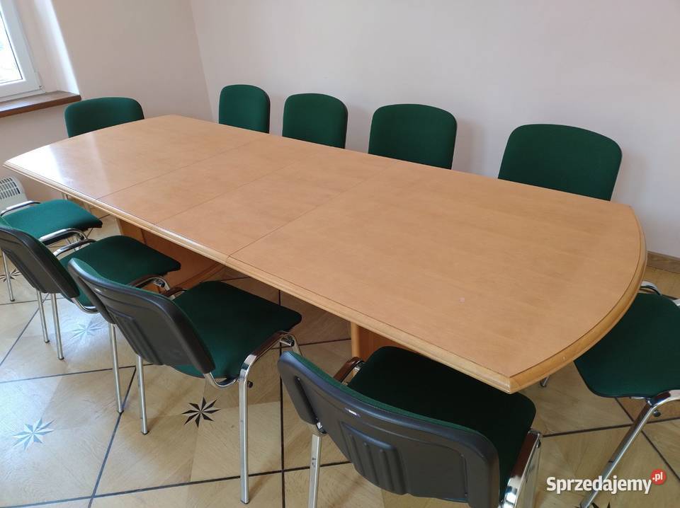 Stół i 10 krzeseł Nowy Styl Bytom