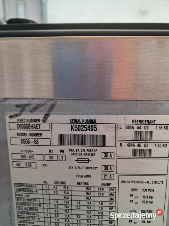 Maszyna do lodów włoskich Taylor mazowieckie Łosice