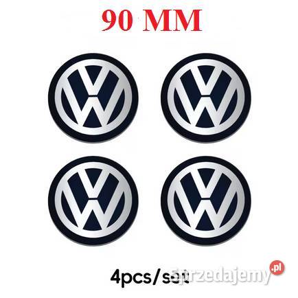 Naklejkaemblemat ALUMINIUM VW 90 MM 4 SZTUKI Emblematy śląskie Dąbrowa Górnicza