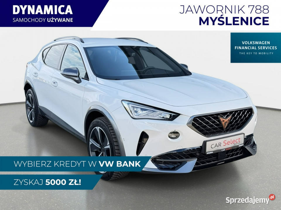 Cupra Formentor VAT 23 15TSI 150 DSG 2022 r małopolskie Myślenice