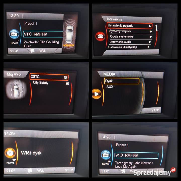 Volvo V70 24 D5 215 BiTurbo AWD Automat 2012r ks isofix Kałuszyn sprzedam