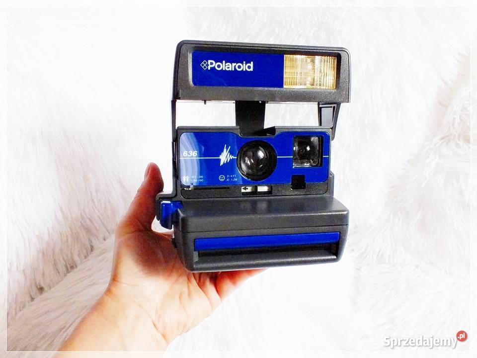 Niebieski Polaroid 636 Nowy Sprawny Aparat na lubuskie Żary sprzedam