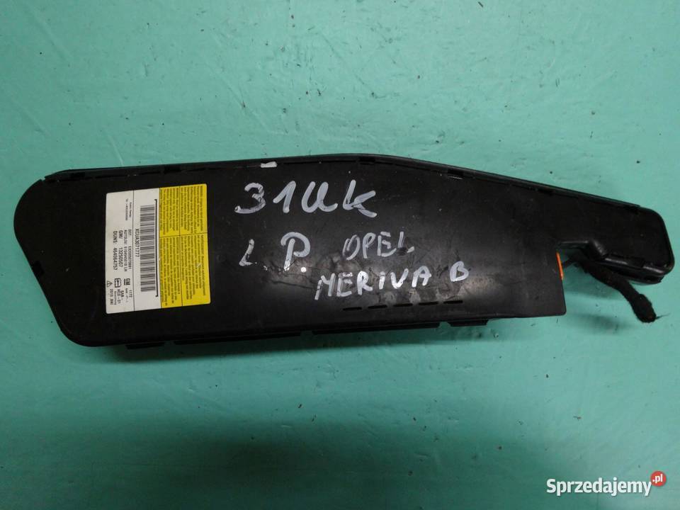 OPEL MERIVA B 10r AIRBAG fotela lewy przód osobowe świętokrzyskie sprzedam