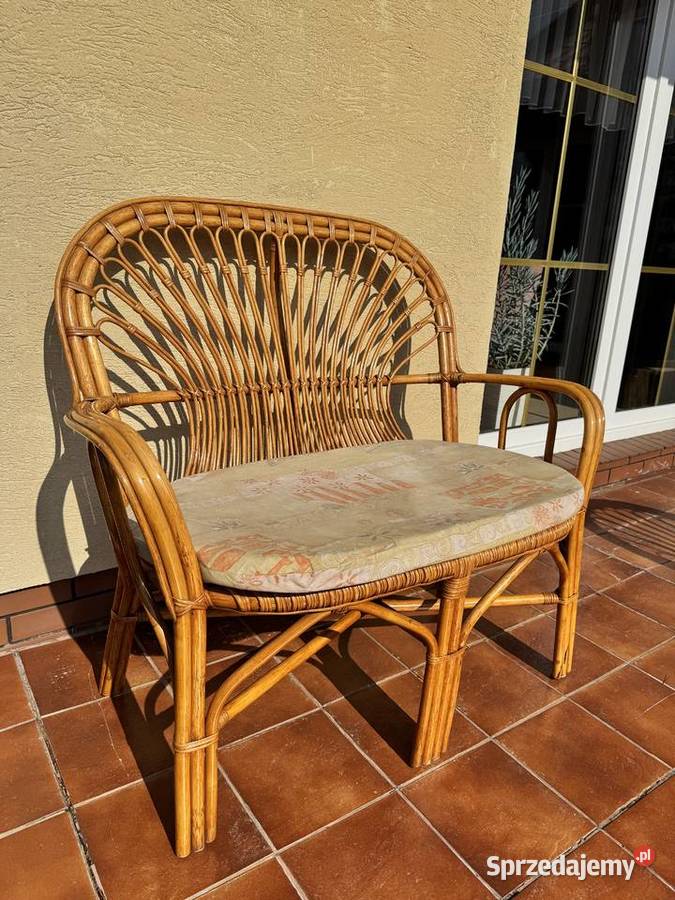 Komplet rattanowy stół krzesło fotel kanapa mazowieckie Garwolin