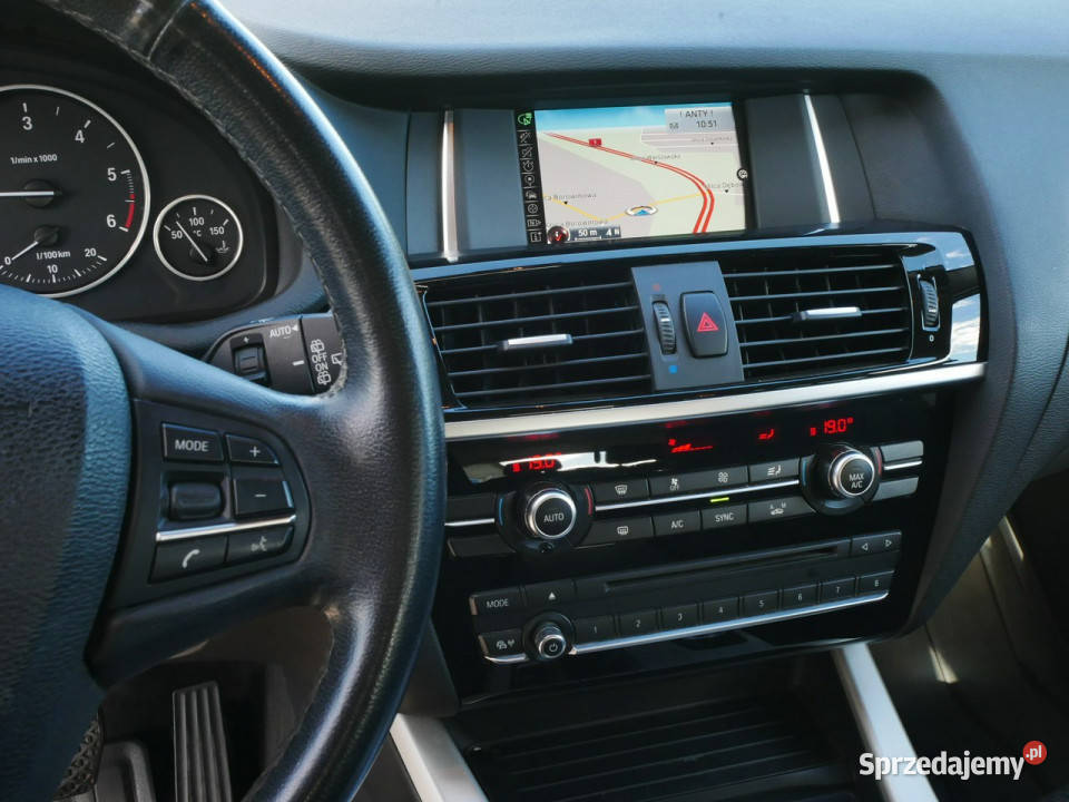 BMW X3 20D 190 xDrive20d Eu6 4x4 Automat Hak F25 wielofunkcyjna kierownica