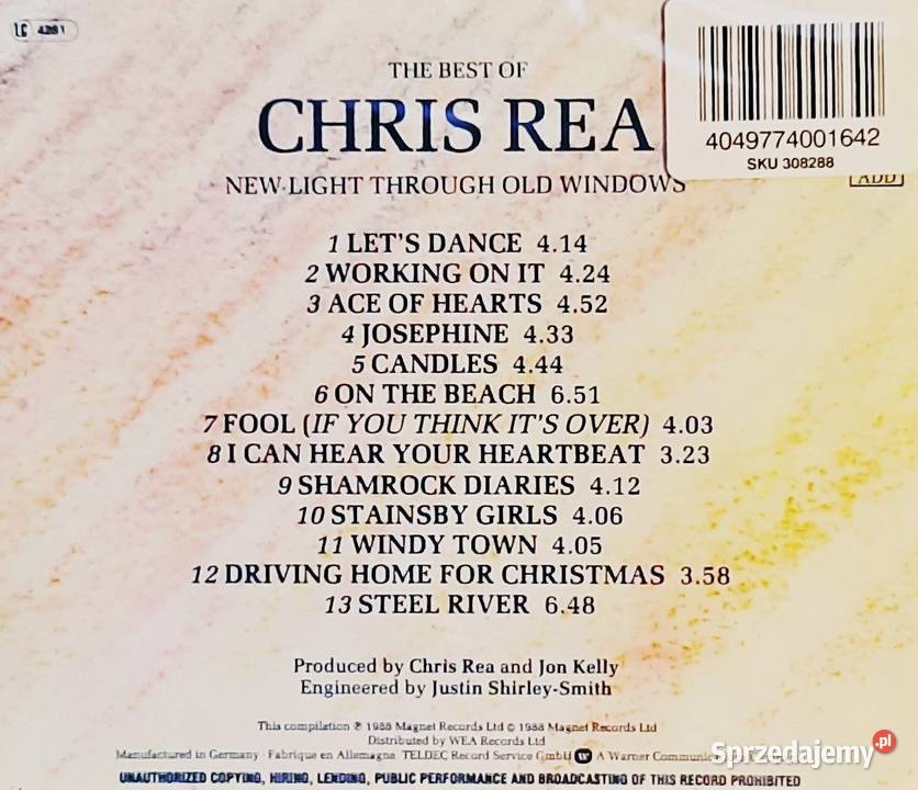 CD Nowa Wspaniały Album CD Chris Rea Best Of Zabrze