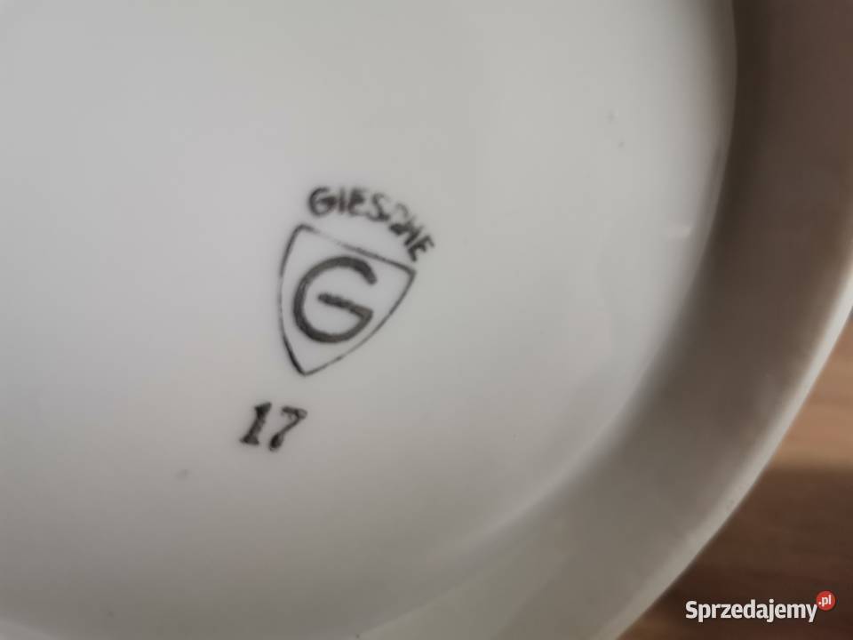 Stary duży dzbanek porcelana Giesche Porcelana i szkło śląskie Katowice